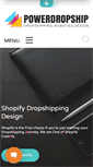 Mobile Screenshot of powerdropship.com